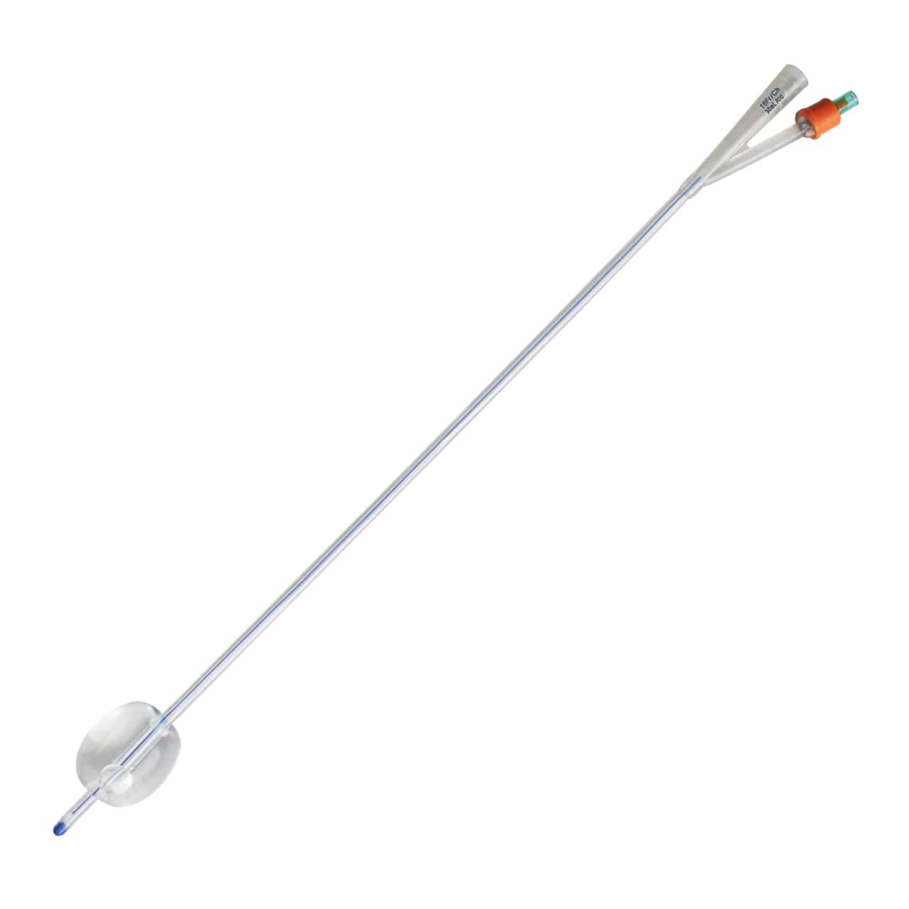 Cathéter transurétral Care Flow, 2 voies, silicone, embout Nelaton, 10 ml