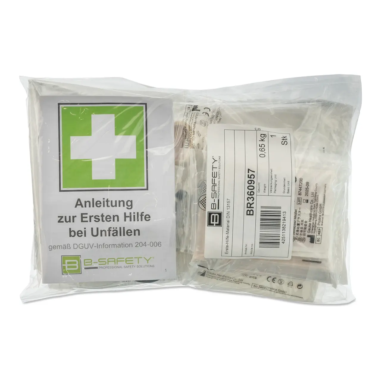 B-SAFETY Erste Hilfe Koffer DIN 13157 Nachfüllpackung