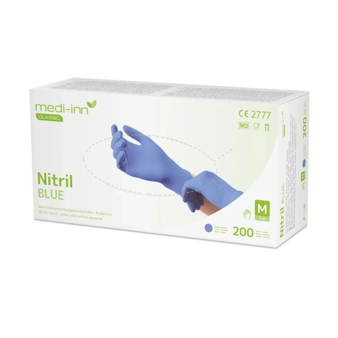 BODY PRODUCTS Medi-Inn 200 Nitrilhandschuhe puderfrei blau