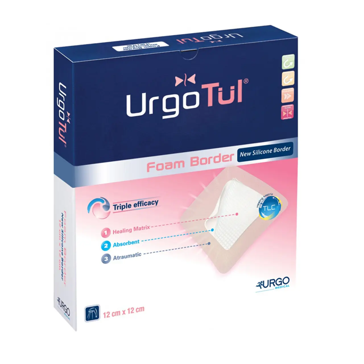 URGO Tül Foam Border Schaumstoffwundverband