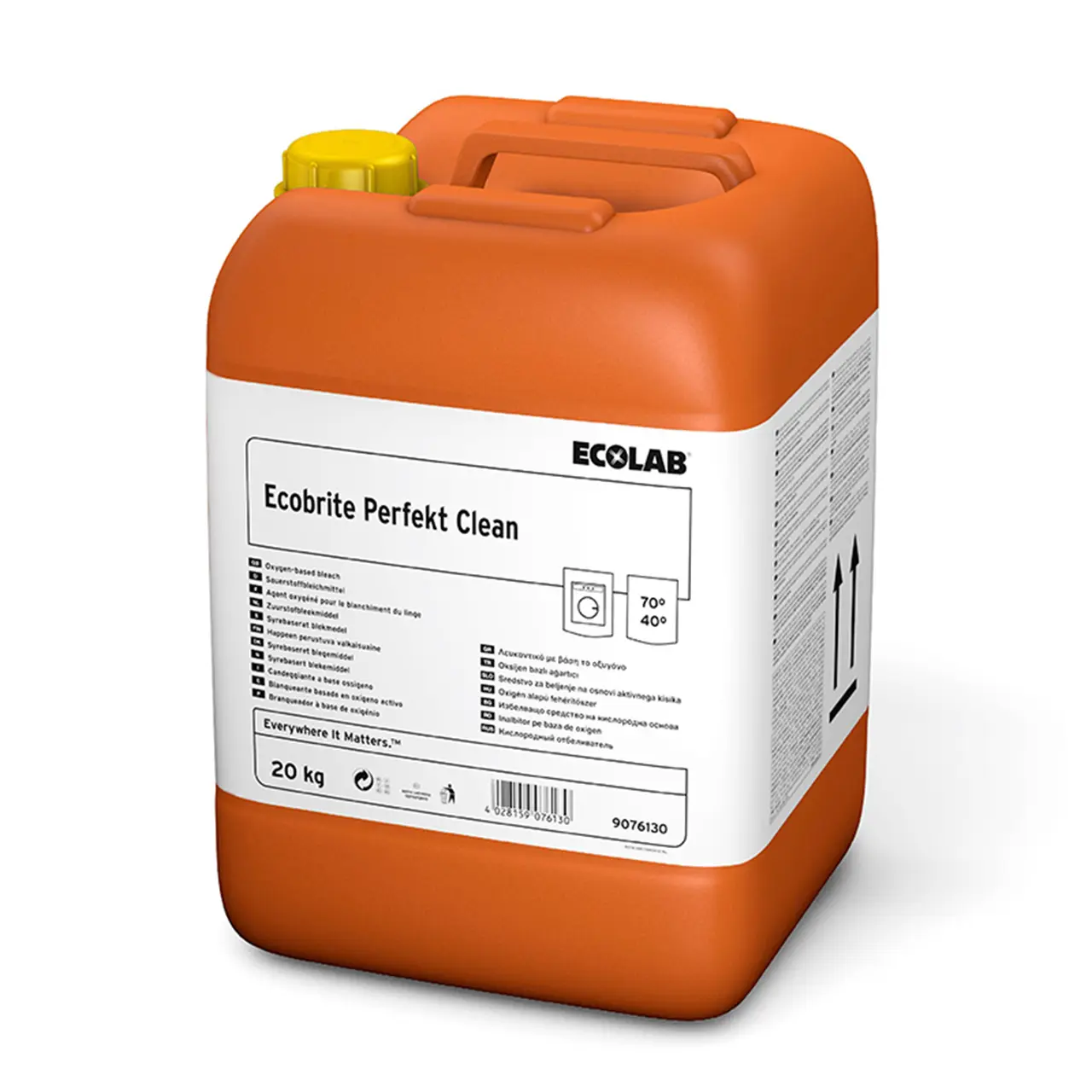 ECOLAB Ecobrite Perfekt Clean Öko-zertifiziertes flüssiges Bleichmittel