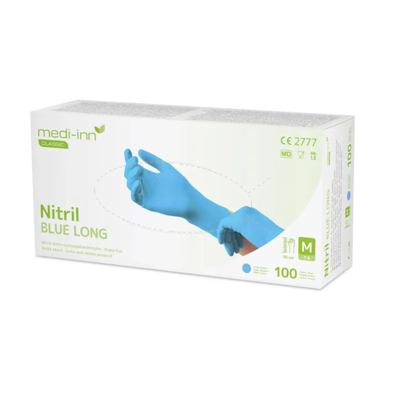 BODY PRODUCTS Medi-Inn Nitrilhandschuhe langer Schaft puderfrei