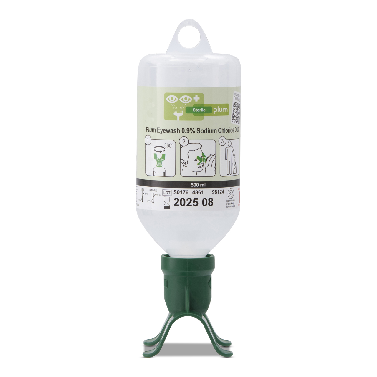 PLUM Augenspülflasche Duo NaCl 500