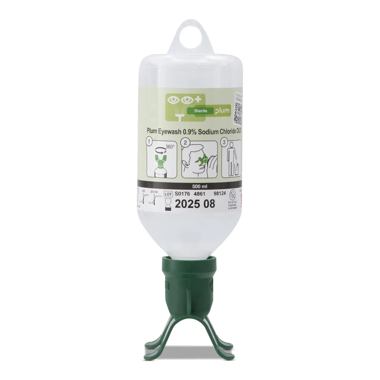 PLUM Augenspülflasche Duo NaCl 500