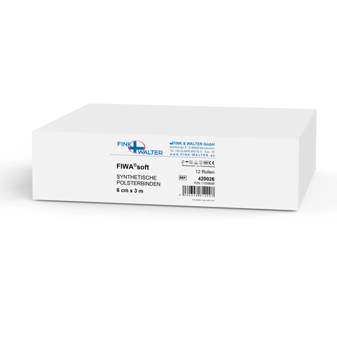 FIWA Polsterbinde soft weiss 3mx6cm