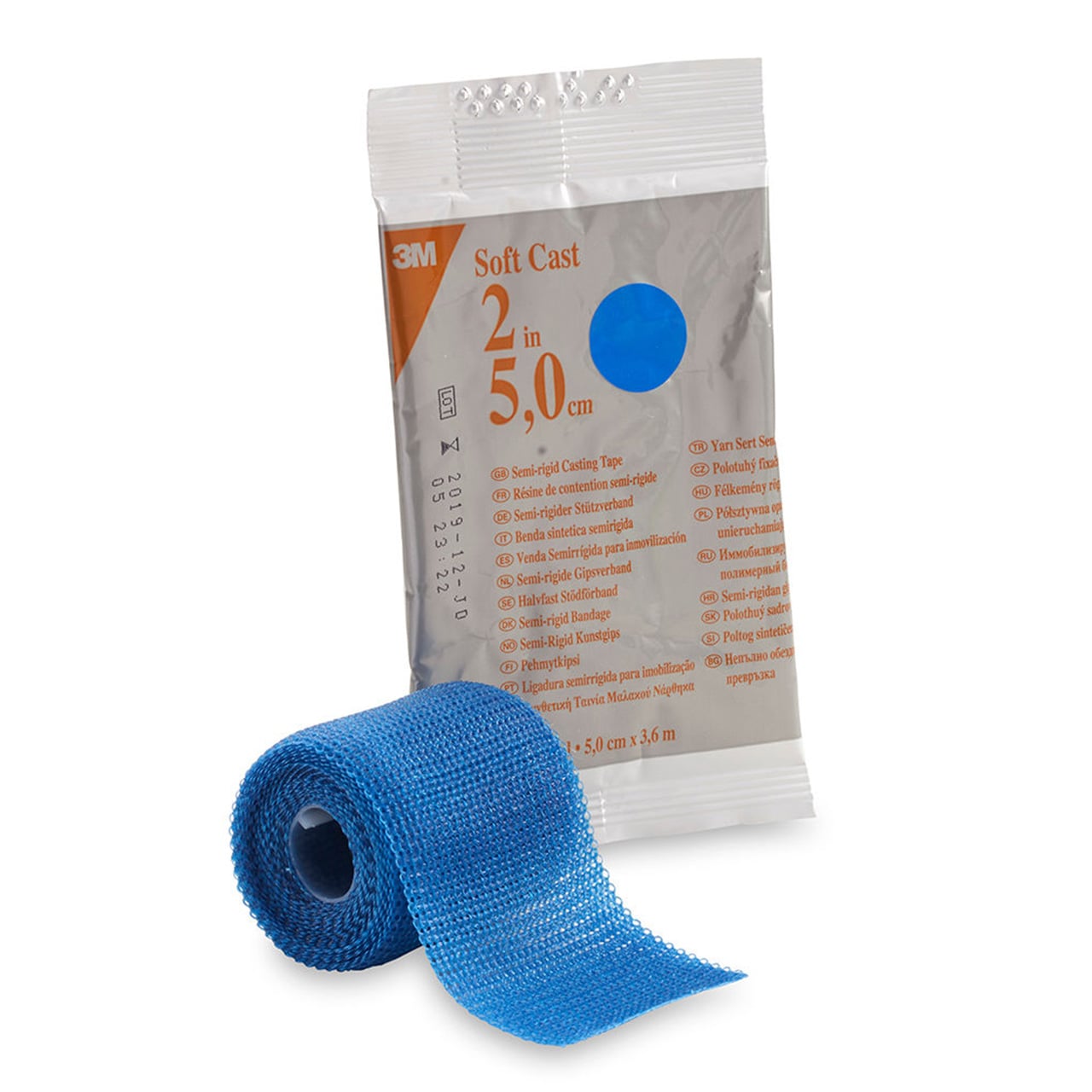3M ScotchCast Stützverband blau