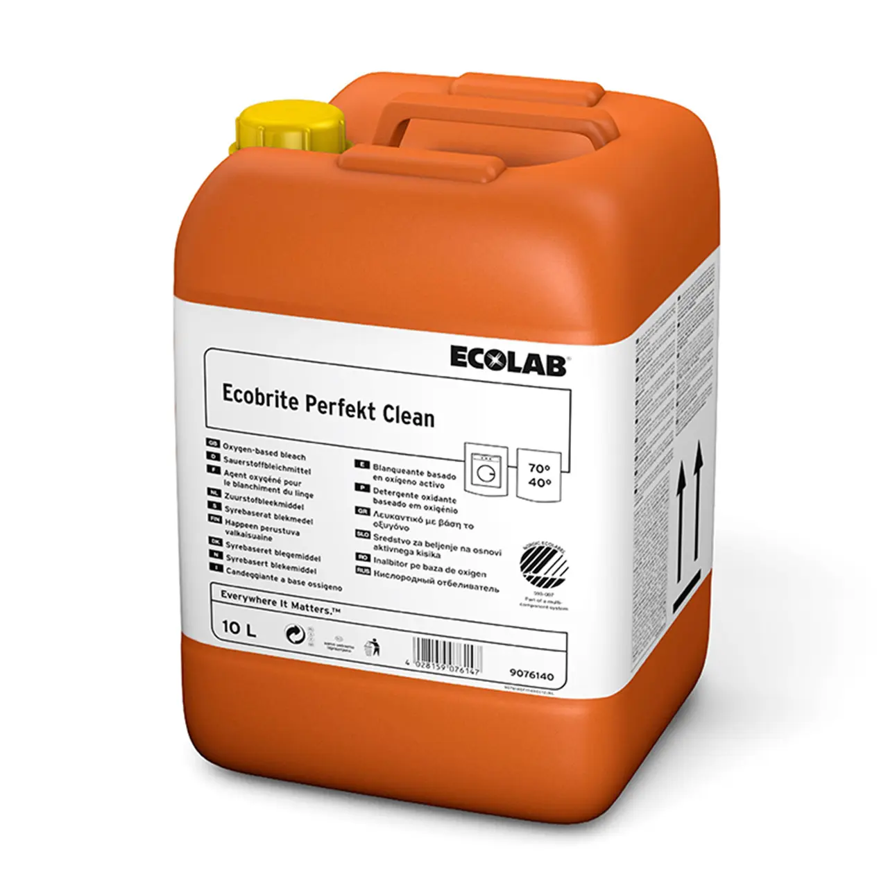 ECOLAB Ecobrite Perfekt Clean Öko-zertifiziertes flüssiges Bleichmittel