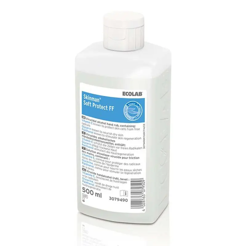 ECOLAB Skinman Soft Protect FF Händedesinfektion Norovirus-wirksam farb- und duftstofffrei