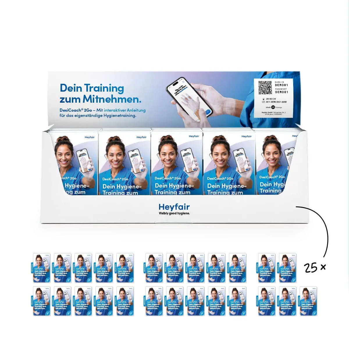 DesiCoach® 2Go Weiss 25er Pack Trainingseinheiten Deutsch