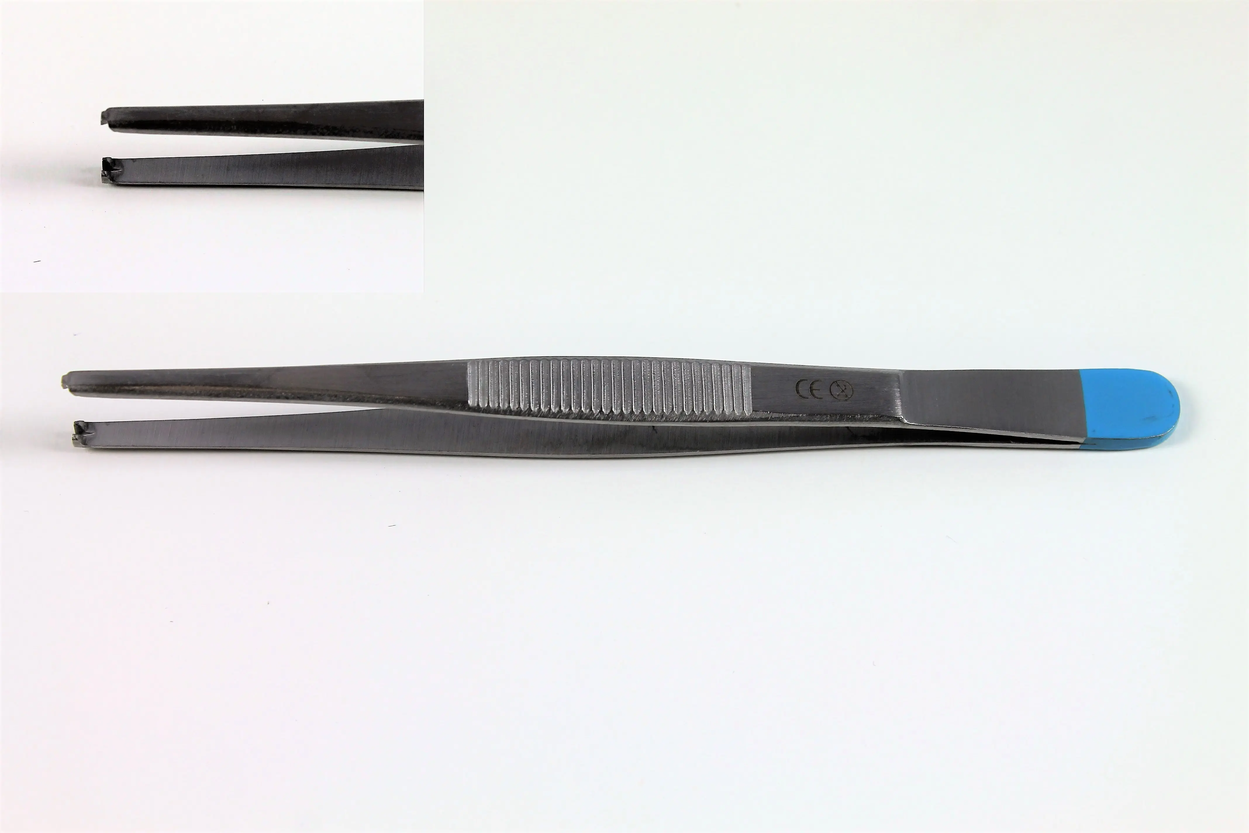 Einweg Pinzette Stahl 14cm