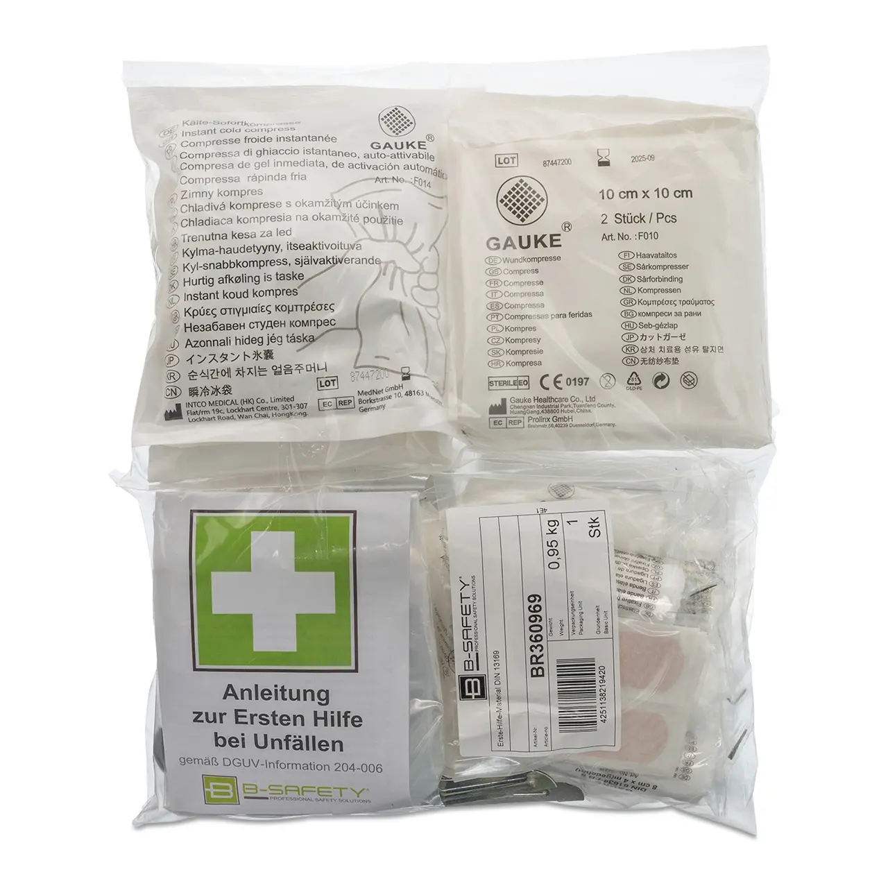 B-SAFETY Erste Hilfe Koffer DIN 13169 Nachfpackung