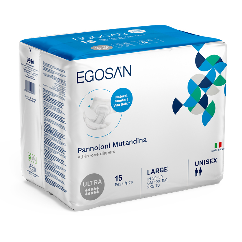 Slip d'incontinence Egosan Vitasoft Ultra, gris