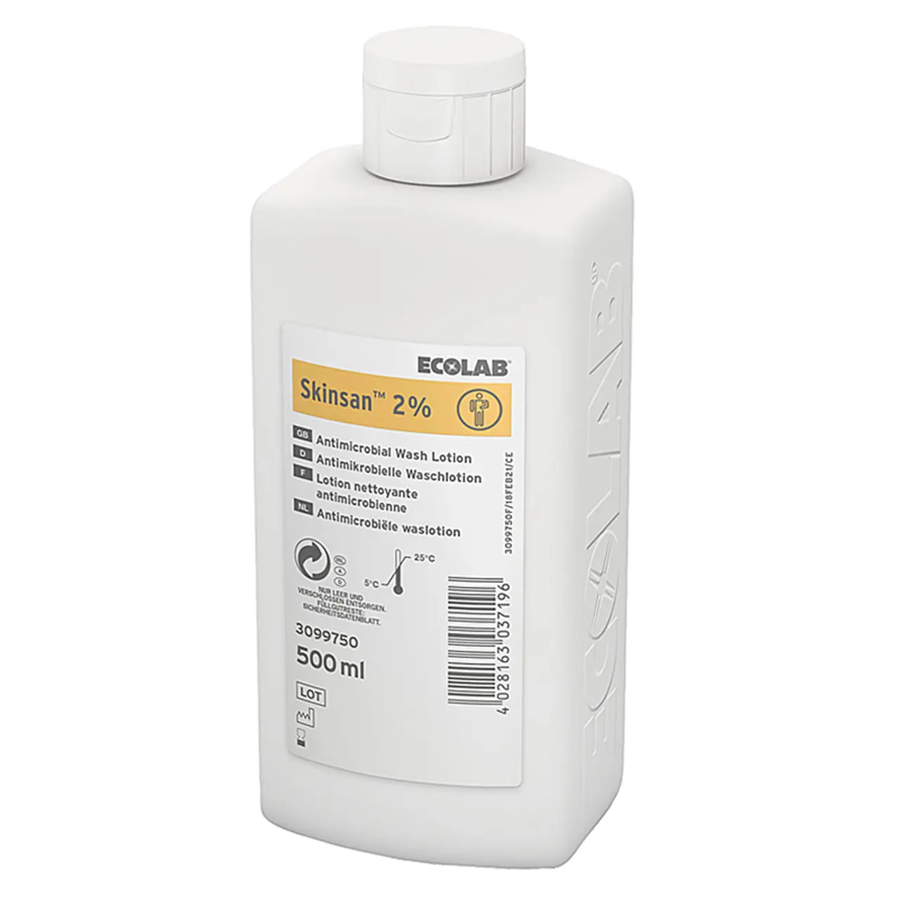 ECOLAB Skinsan 2% Waschschaum antimikrobiell für den professionellen Gebrauch