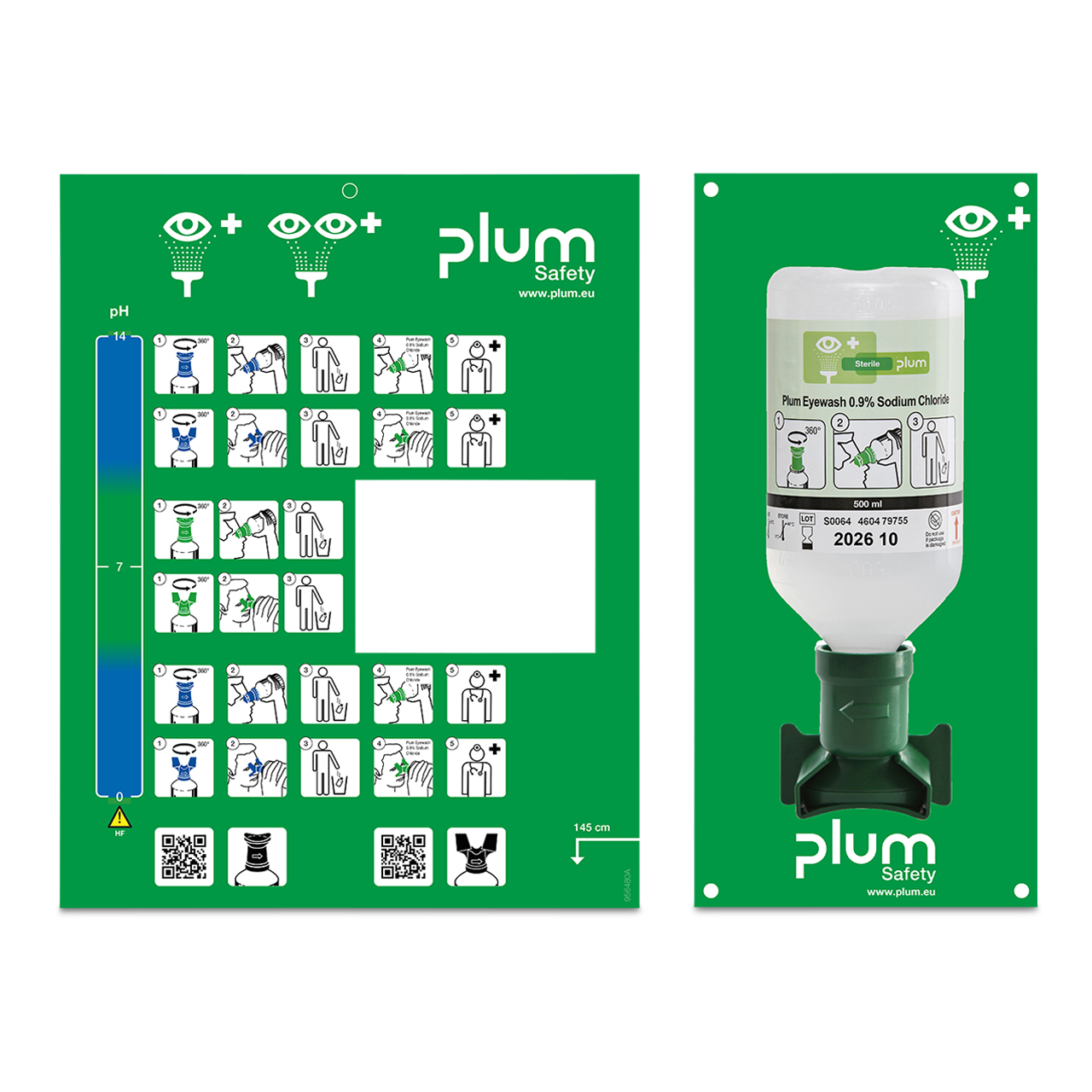 PLUM Station lave-oeil NaCL 500