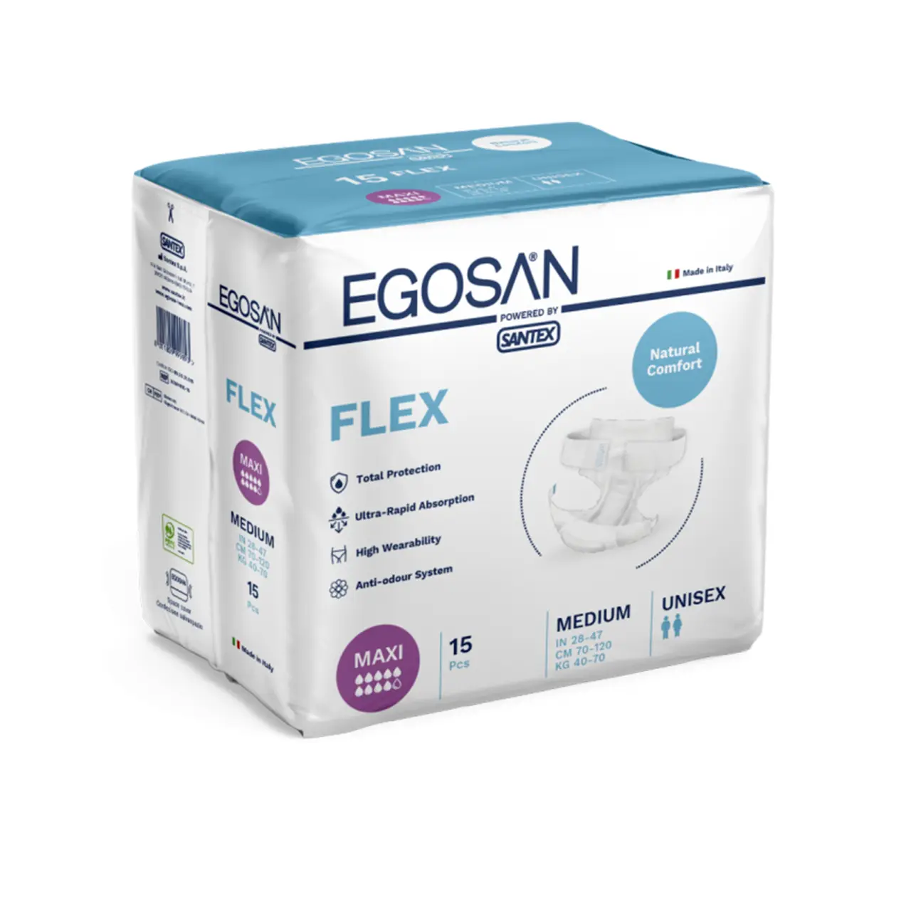EGOSAN Gürteleinlage Belted Maxi violett