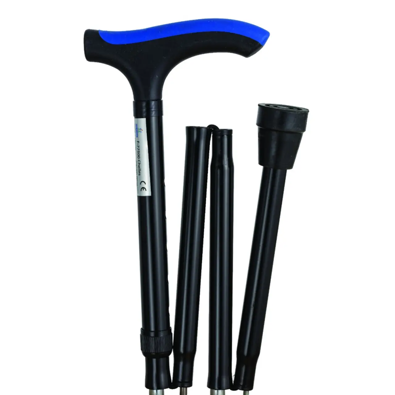 HERDEGEN Gehstock faltbar blau