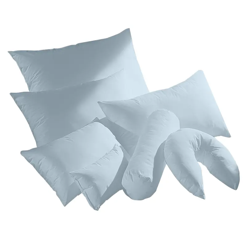 Bezug zu Fuss und Beinhöckerkissen BlueLine 40 x 80 cm blau