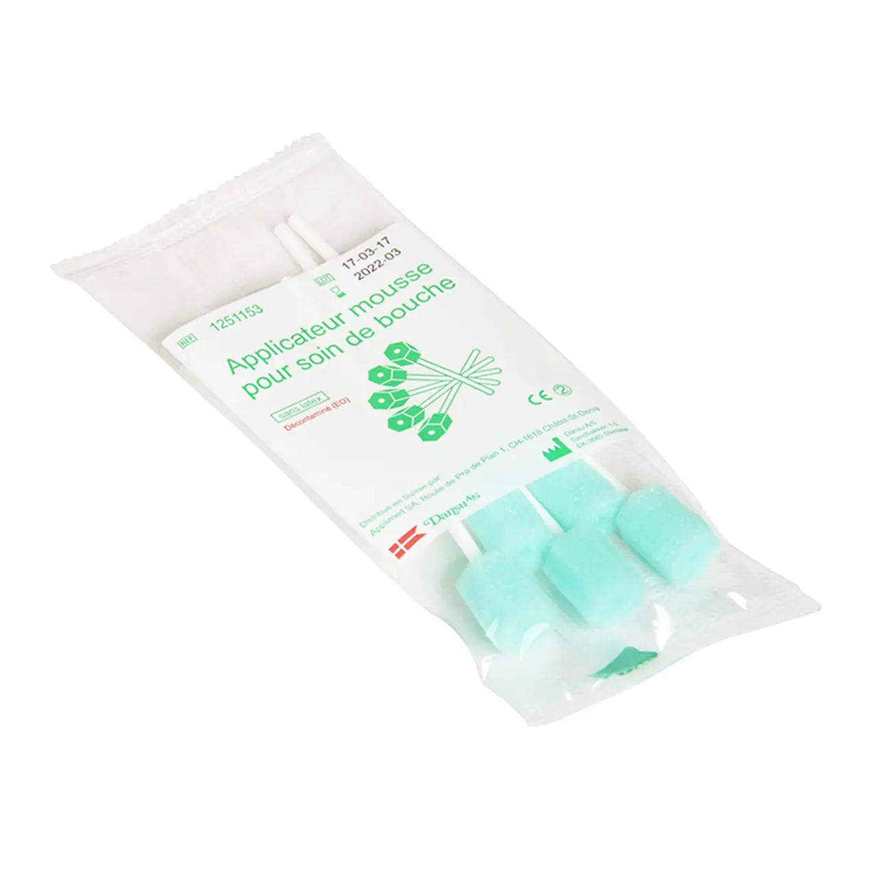 APPLIMED Mundpflegestäbchen Schaumstoff