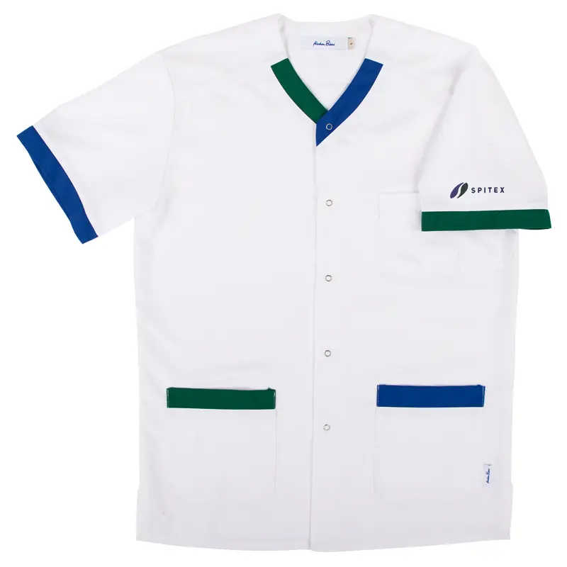 Spitex Herrenkasack Classic weiss