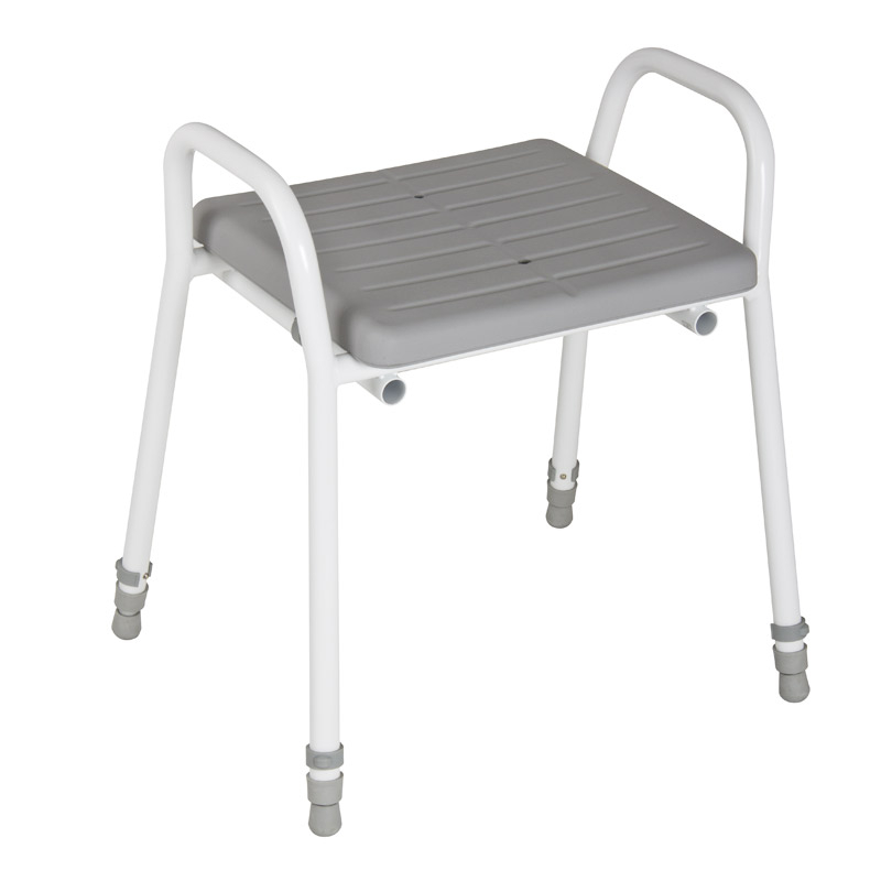 Duschhocker Neptun Super Soft, Aluminium