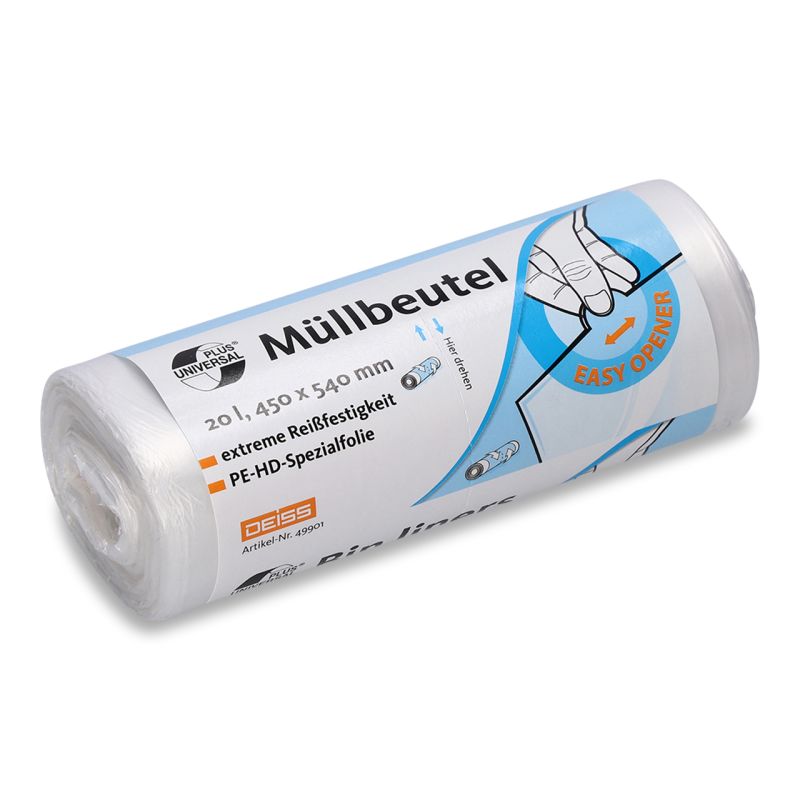 Abfallbeutel 20l mit Verschlussband