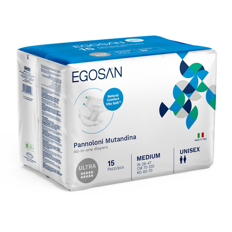 Inkontinenzslip EGOSAN® Vita Soft™ Ultra, grau, M