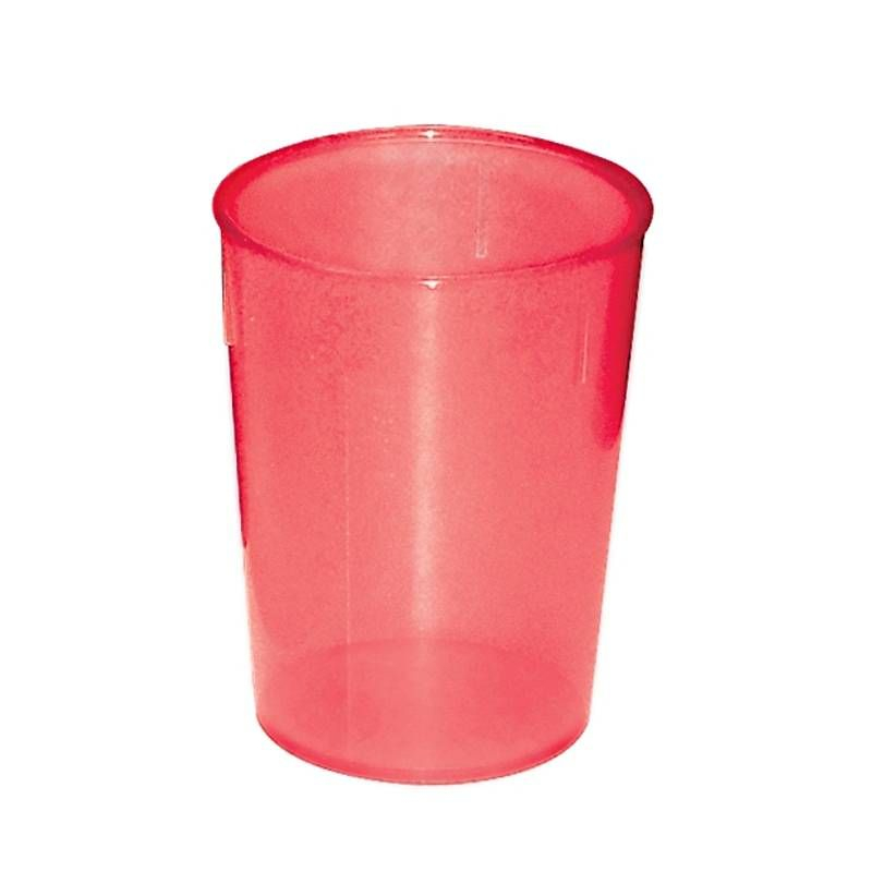 Trinkbecher Medi-Inn, ohne Deckel, 250 ml, rot