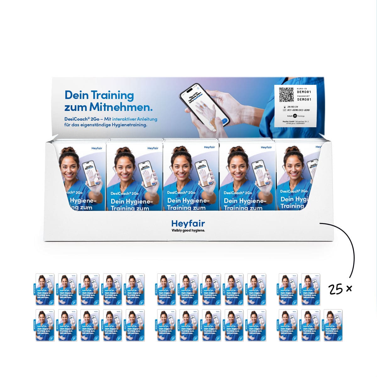 DesiCoach® 2Go Weiss 25er Pack Trainingseinheiten Französisch