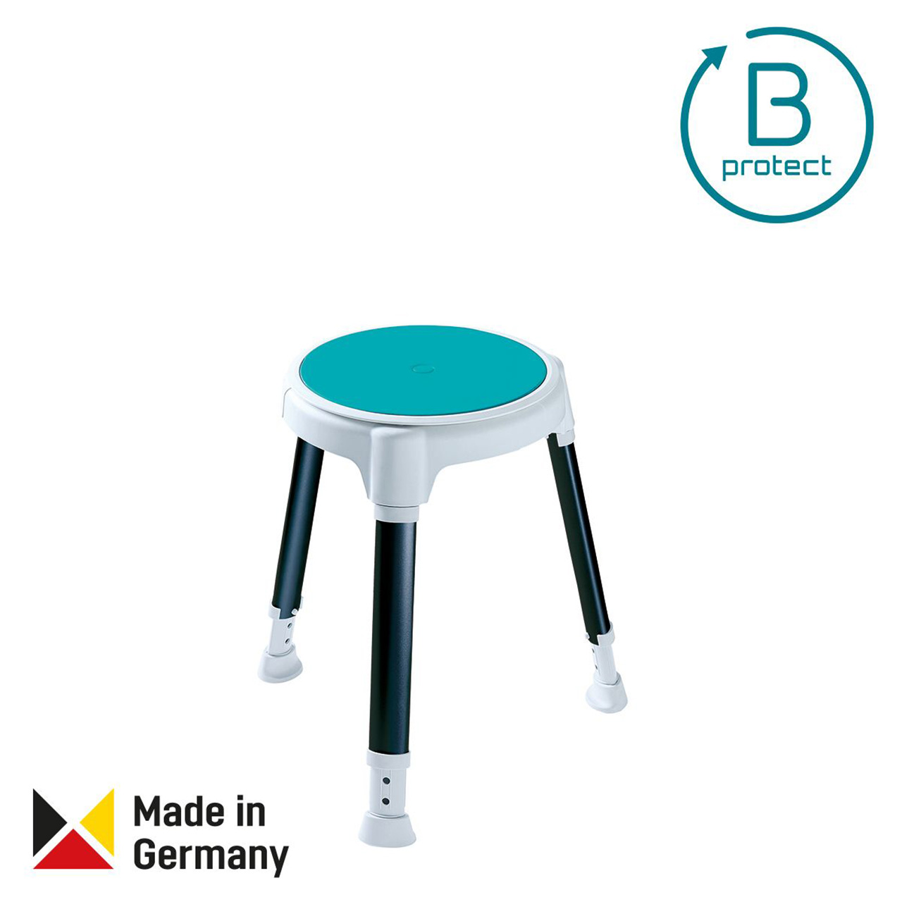 TAYO B-protect, Duschhocker rund & Drehteller