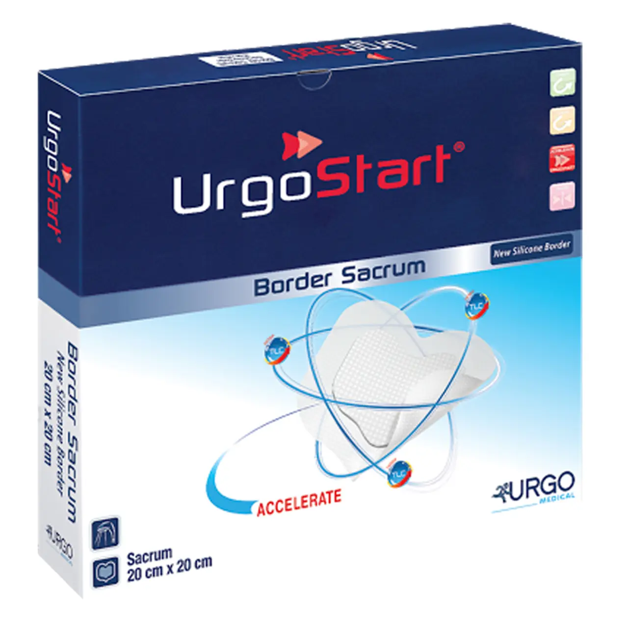 URGO Start Border Sacrum Schaumstoffwundverband