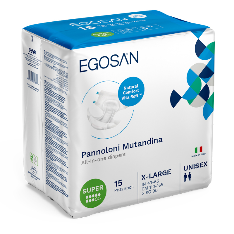 Slip d'incontinence Egosan Vitasoft Super, vert, XL