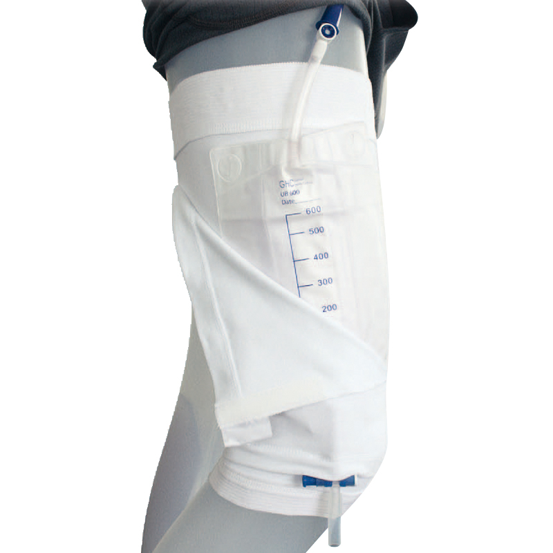 Beinbeutelhalter, mit Klettverschluss, M, 54 cm