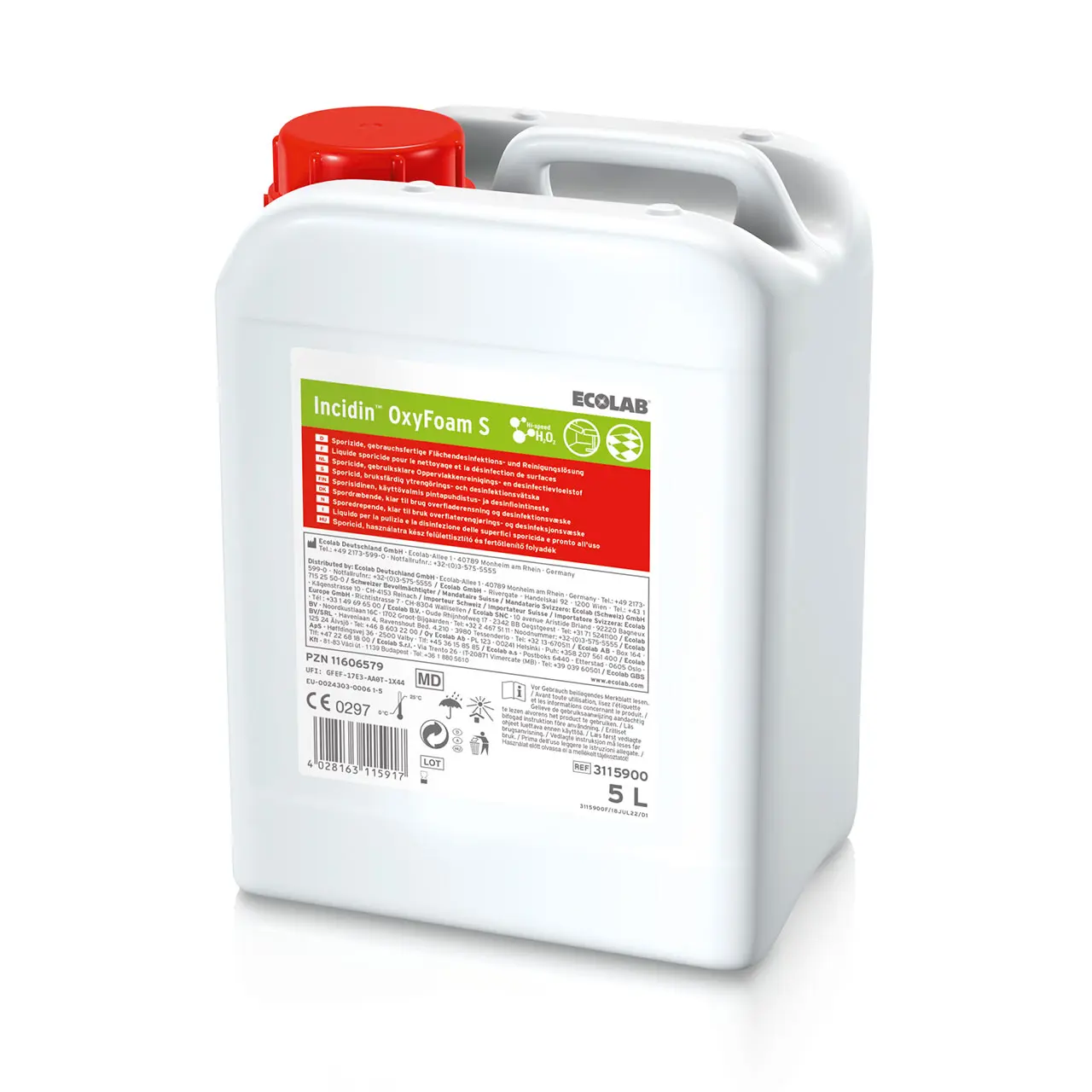 ECOLAB Incidin Oxyfoam Flächendesinfektionsschaum viruzid alkoholfrei