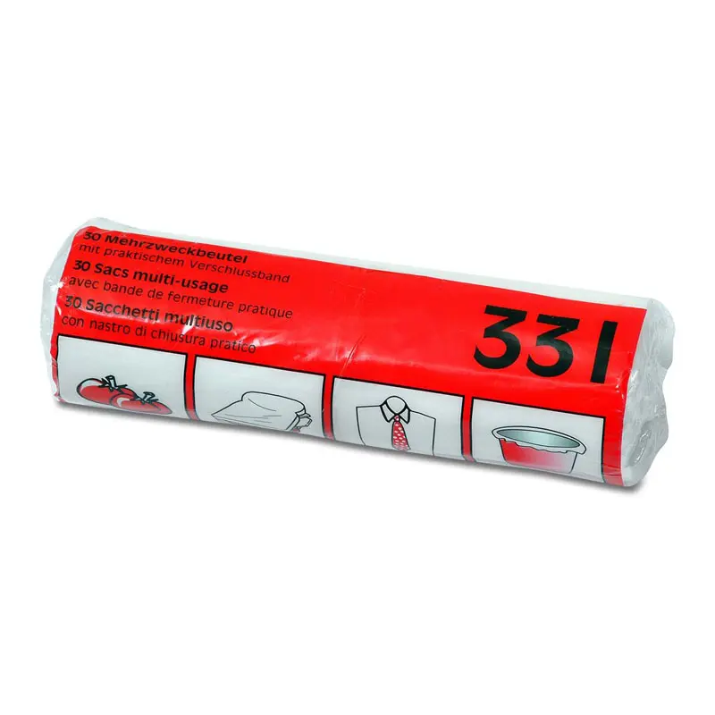 Abfallbeutel 33l mit Verschlussband