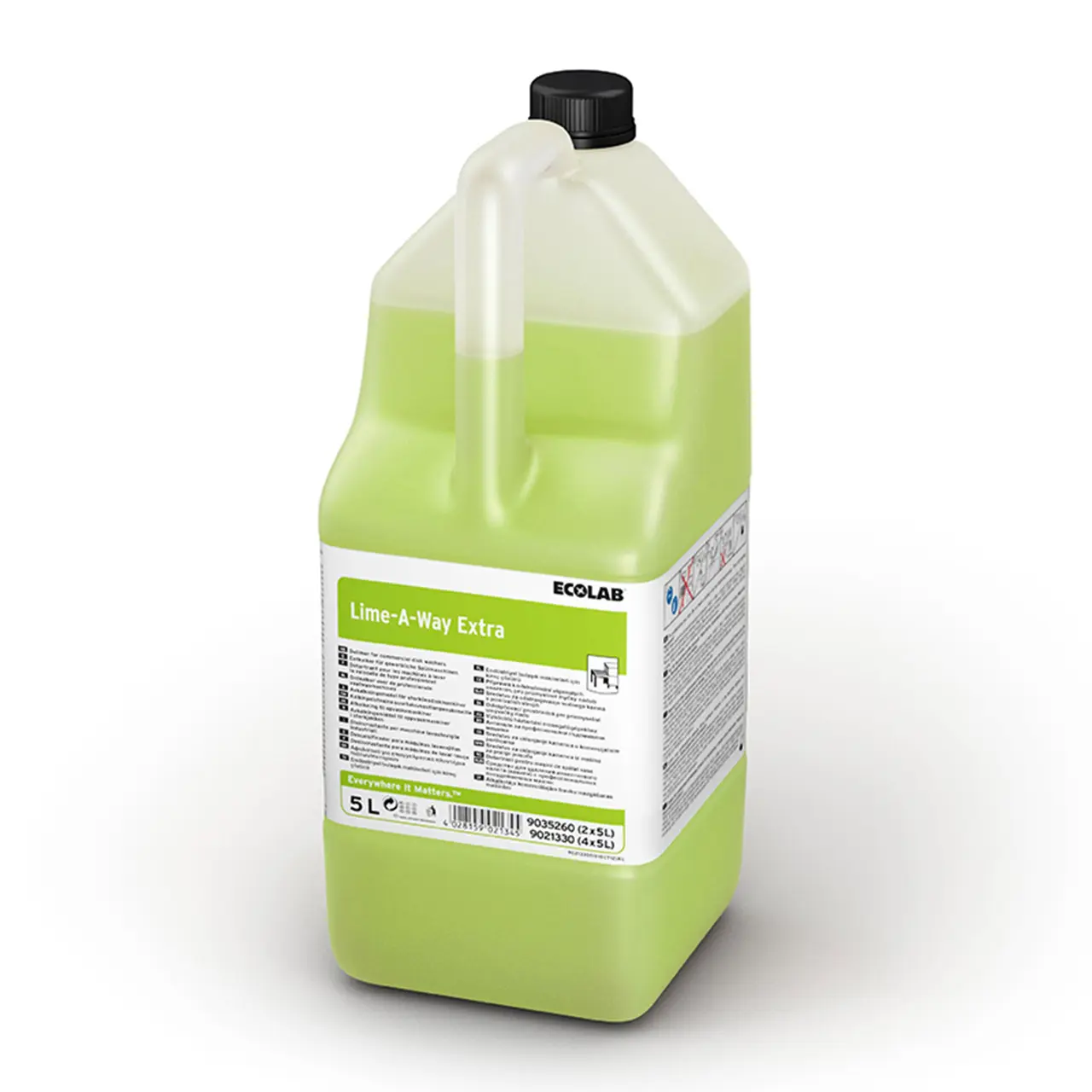 ECOLAB Lime-A-Way Extra Entkalkungsmittel für Küche Bad Dusche Toilette