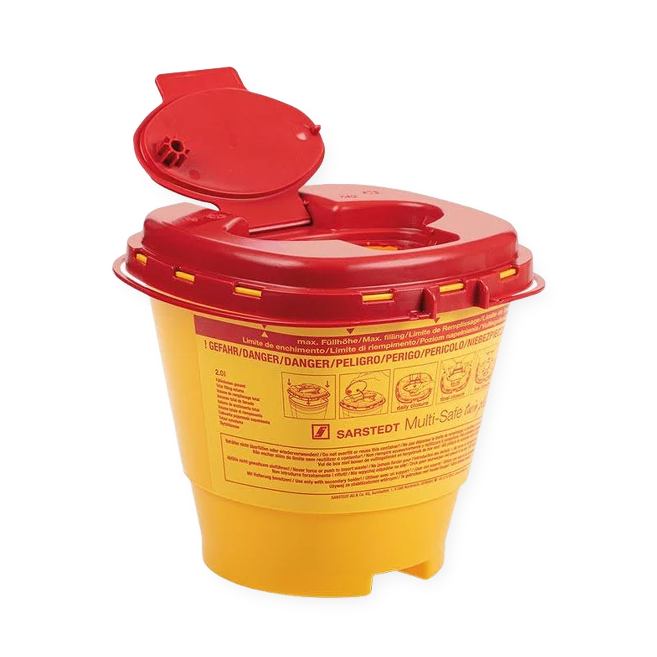 Récipient d'élimination Multi-Safe twin plus, 2 l