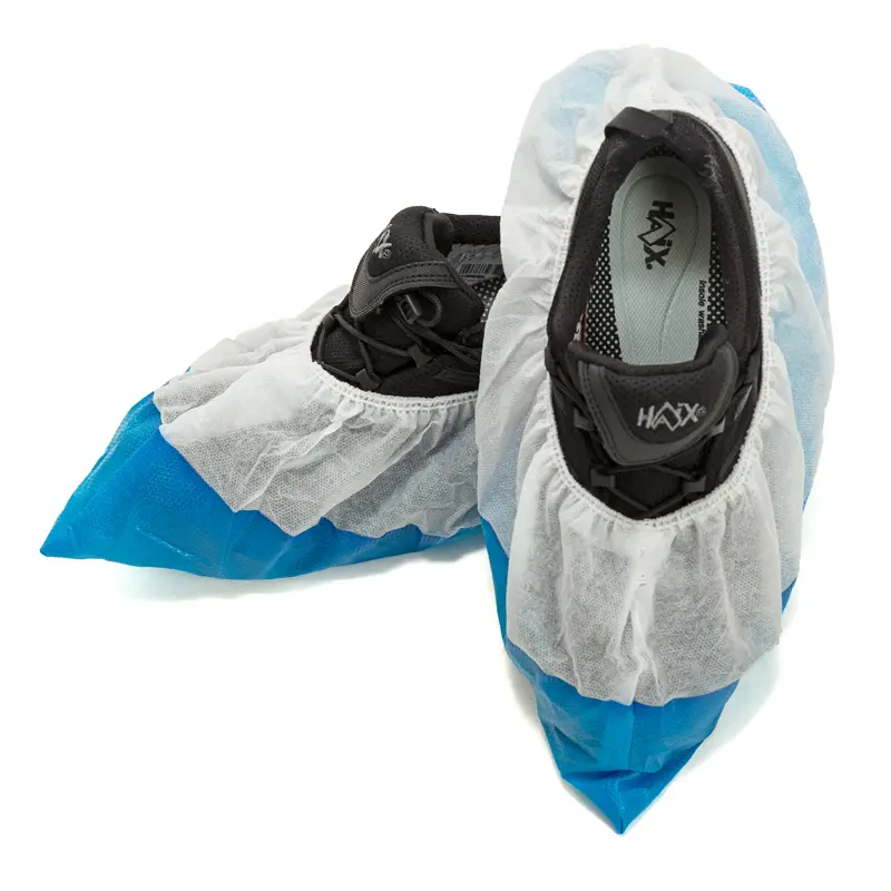 DELTASAFE Überschuhe CPE/PP Weiss/Blau 41 cm