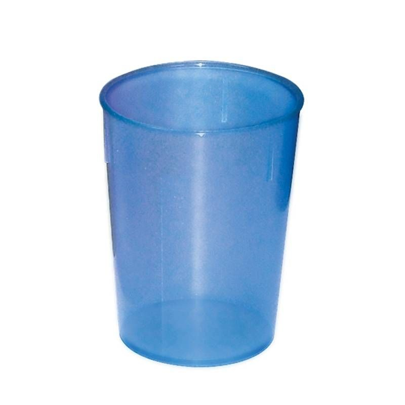 Trinkbecher Medi-Inn, ohne Deckel, 250 ml, blau