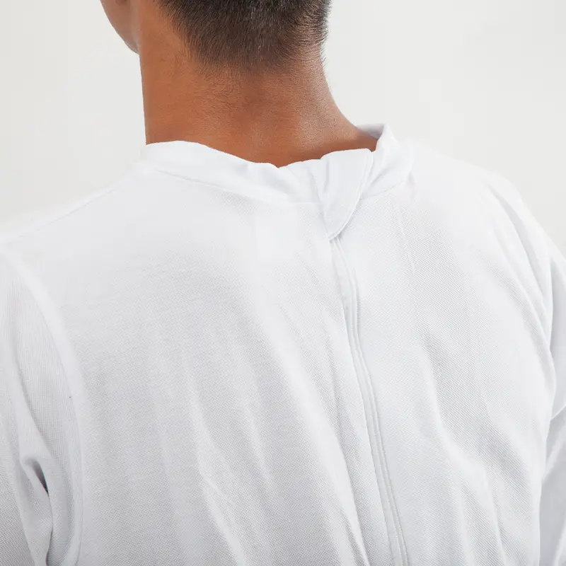 Patientenpyjama Bodysystem unisex weiss