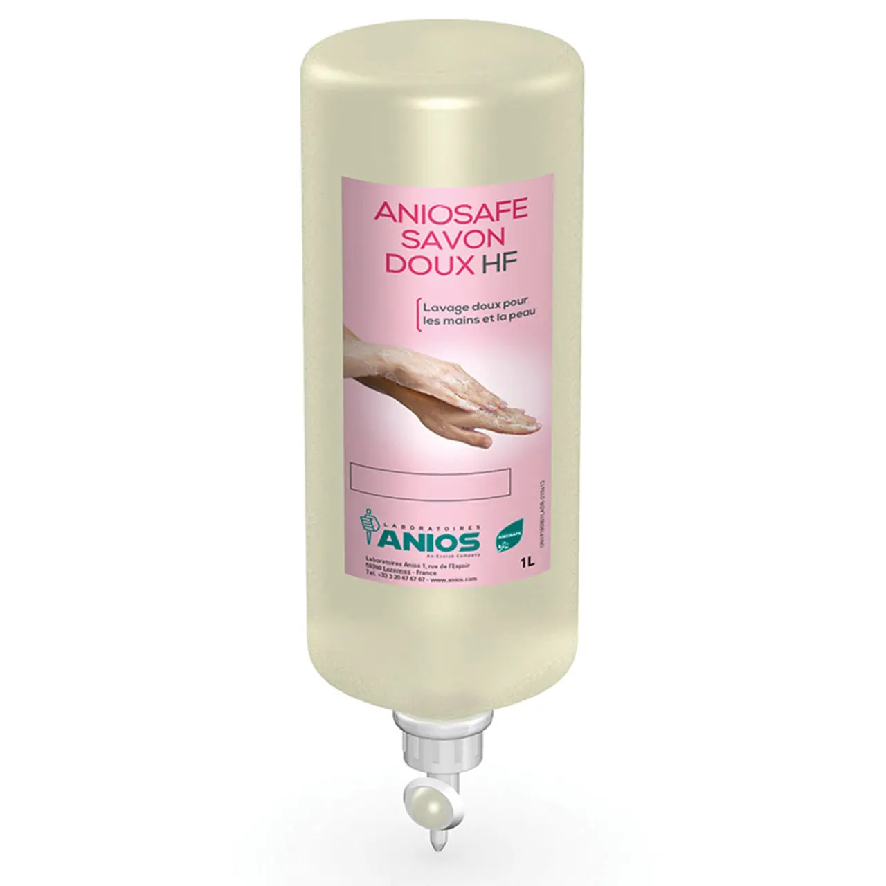 ECOLAB ANIOSAFE Waschlotion ph-neutral parfüm- / farbstofffrei airless ohne Dosierpumpe