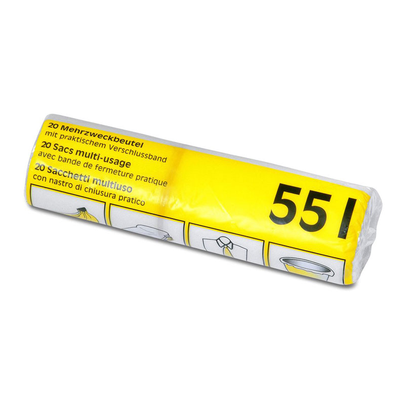 Abfallbeutel 55l mit Verschlussband