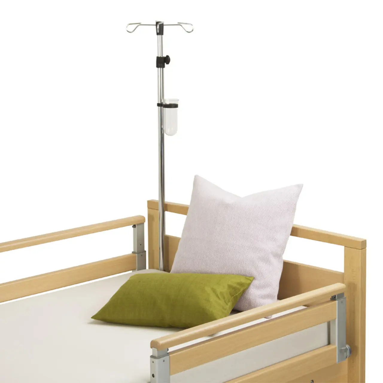 MALSCH Infusionsstativ mit Pflegebetthalterung
