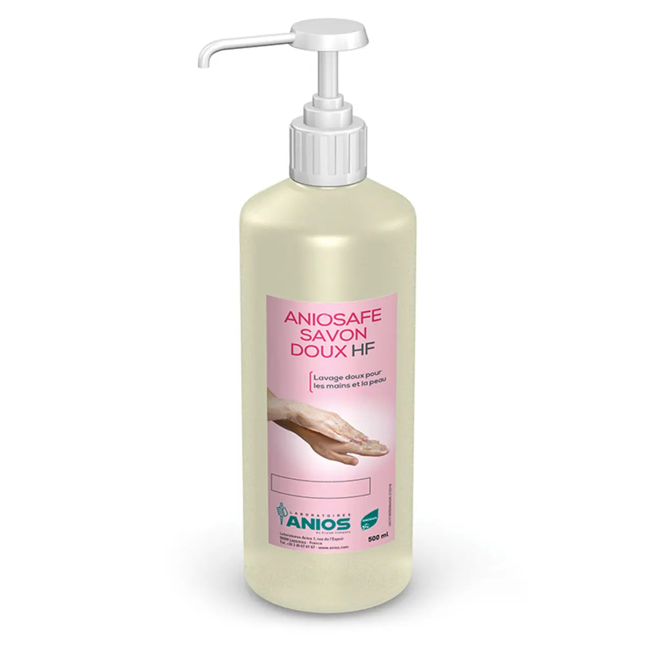 ECOLAB ANIOSAFE Waschlotion parfüm- / farbstofffrei mit Dosierpumpe