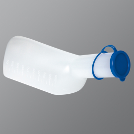 Urinflasche Medi-Inn, Kunststoff, mit Deckel