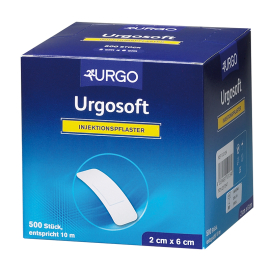 Déstockage - Pansement unjection Urgosoft, 2 x 6 cm, Paquet de 500 unités