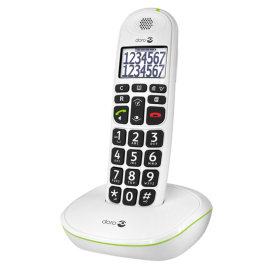 Téléphone sans fil à grosses touches Doro 110, blanc