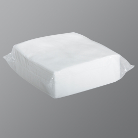Tapis de douche usage unique, Lyocell/Viscose, plissées,blanc, 60x38cm