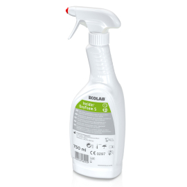 Incidin™ OxyFoam S d'Ecolab, spray mousse sporicide pour la désinfection des surfaces, bouteille de 750 ml
