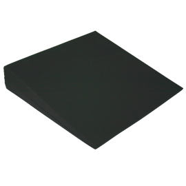 Coussin incliné RFM,  37 x 37 x 7/1 cm, noir