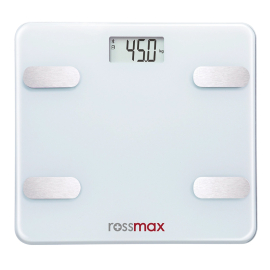 Pèse-personne rossmax WF262, avec mesure de la graisse corporelle et Bluetooth